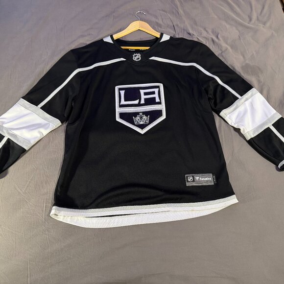 FANATICS HOCKEY SHIRT LA KINGS (BLACK) (L) - Picture 1 of 4